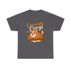 T-shirt Corgi Croissant | T-shirt illustration chien Corgi