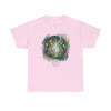 Mystischer Waldkugel-T-Shirt | Fantastische Wald-Mondlicht-Illustration