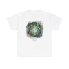 Mystischer Waldkugel-T-Shirt | Fantastische Wald-Mondlicht-Illustration