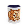 Corgi Toast Illustration Mug | Accent Coffee Mug 11oz 15oz