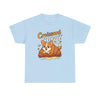 T-shirt Corgi Croissant | T-shirt illustration chien Corgi