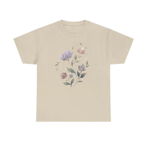 Watercolor Floral Bouquet Tee | Pastel Flowers, Botanical Shirt
