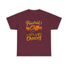 Powered by Coffee and Poor Life Choices T-Shirt | Coffee Sarcastic Tee