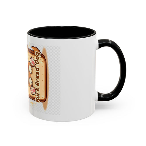 Corgi Toast Illustration Mug | Accent Coffee Mug 11oz 15oz