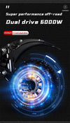 BOYUEDA Q7Pro Max E-Scooter 3200W Dual Motor 52V28AH Battery NFC Activated App Control Escooter Silent Tires Electric Scooter