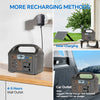 100W Portable Power Station 24000mAh LiFePO4 Charging Station Solar Generator 220V/110V Energy Storage Power Supply for Camping