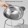 Raised Cat Bowls Tilted Neck Guard Cat Food Bowl 304 Stainless Steel Shatter-resistant Elevated 15° Pet Supplies for Puppy Cat