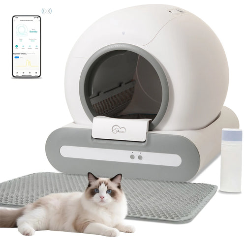 Pet Luxury Store™-Cat Litter Box App Control 65L Self-Cleaning Cat Litter Box App Control