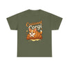 T-shirt Corgi Croissant | T-shirt illustration chien Corgi