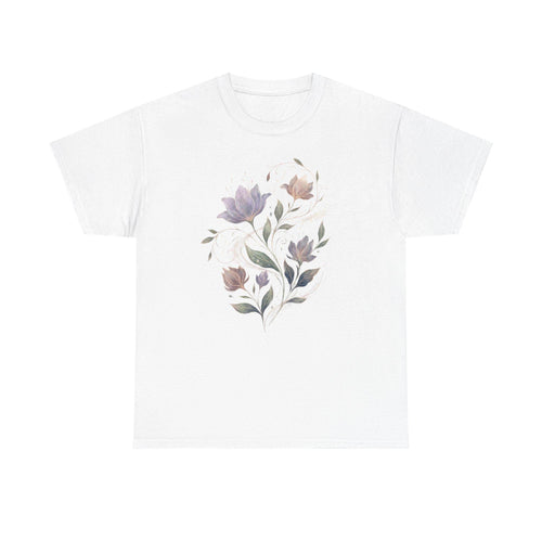 Watercolor Floral Bouquet Tee | Pastel Flowers, Botanical Shirt